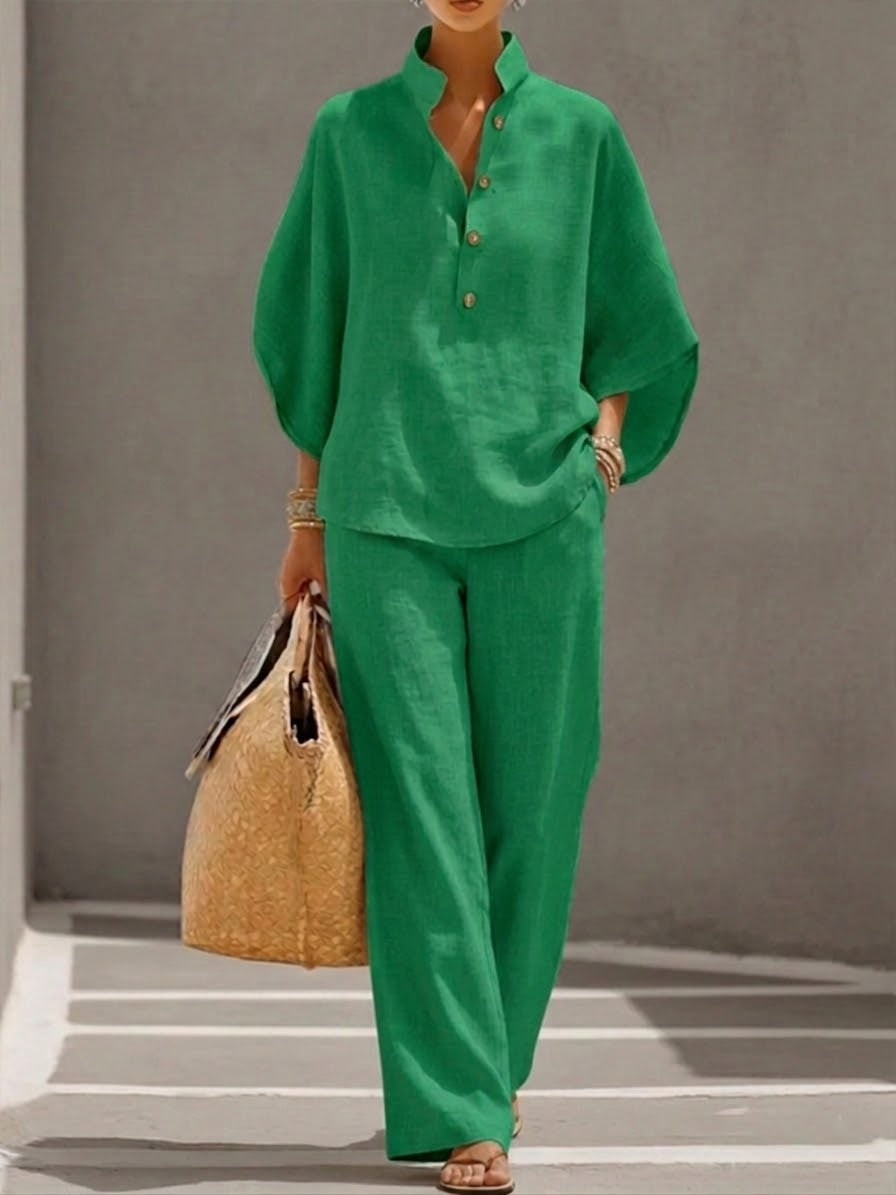 Amelia | Elegant Two-Piece Summer Set For A Relaxed And Stylish Look 2