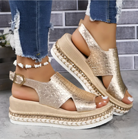 Eleanor | Elegant And Comfortable Orthopedic Leather Sandals