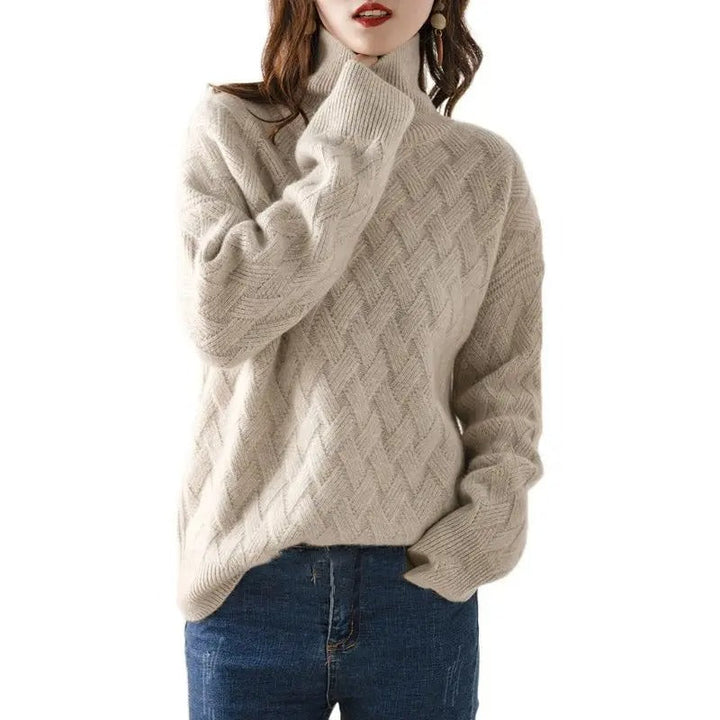 Amelia | Soft & Elegant Cashmere Turtleneck Sweater 1