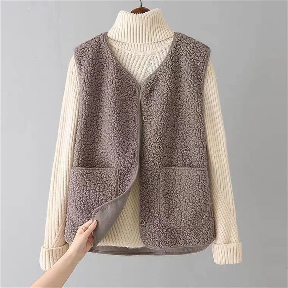 Angelina | Classic & Versatile Women's Cardigan and Vest Set 2