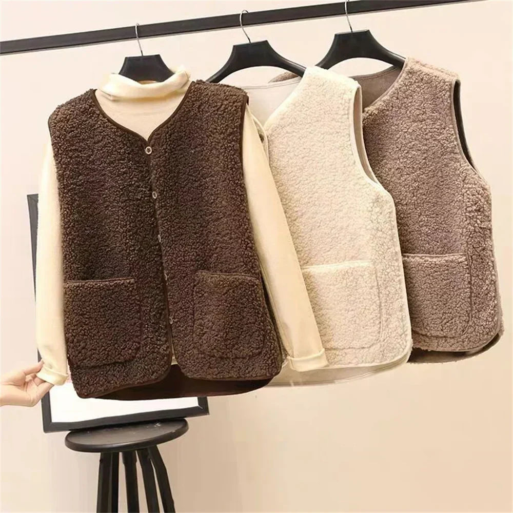 Angelina | Classic & Versatile Women's Cardigan and Vest Set 3