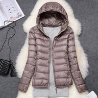 Veste isolante ultralégère en duvet douillet