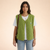 Veste sans manches en sherpa douillette