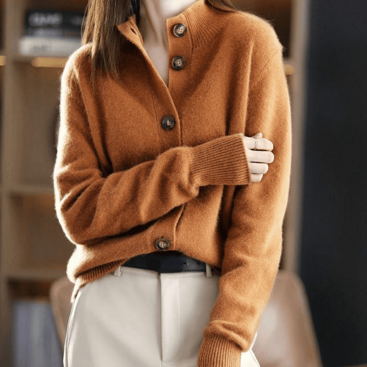 Aurelia | Premium and Soft Touch Cashmere Cardigan 0
