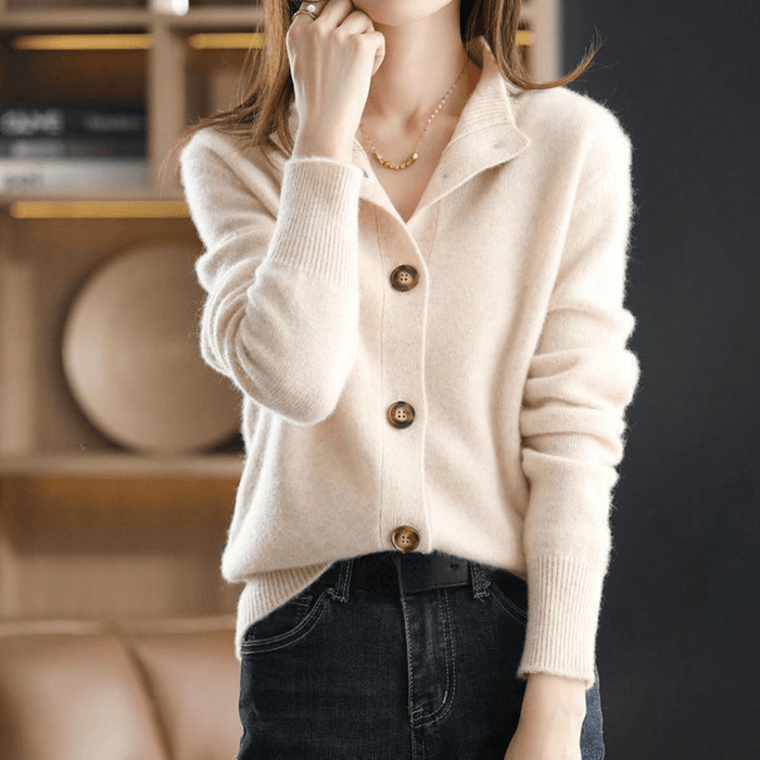 Aurelia | Premium and Soft Touch Cashmere Cardigan 1