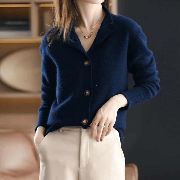 Aurelia | Premium and Soft Touch Cashmere Cardigan 4