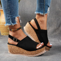 Sophia | Stylish And Trendy Leopard Print Wedge Sandals