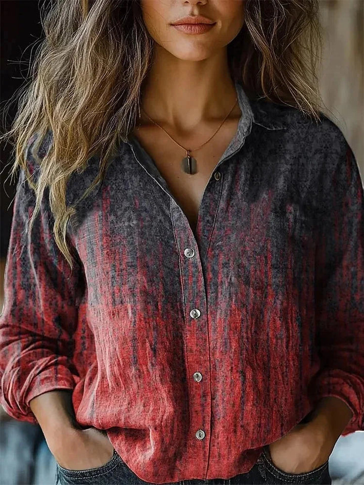 Eleanor | Relaxed and Vintage Botanical Printed Shirt