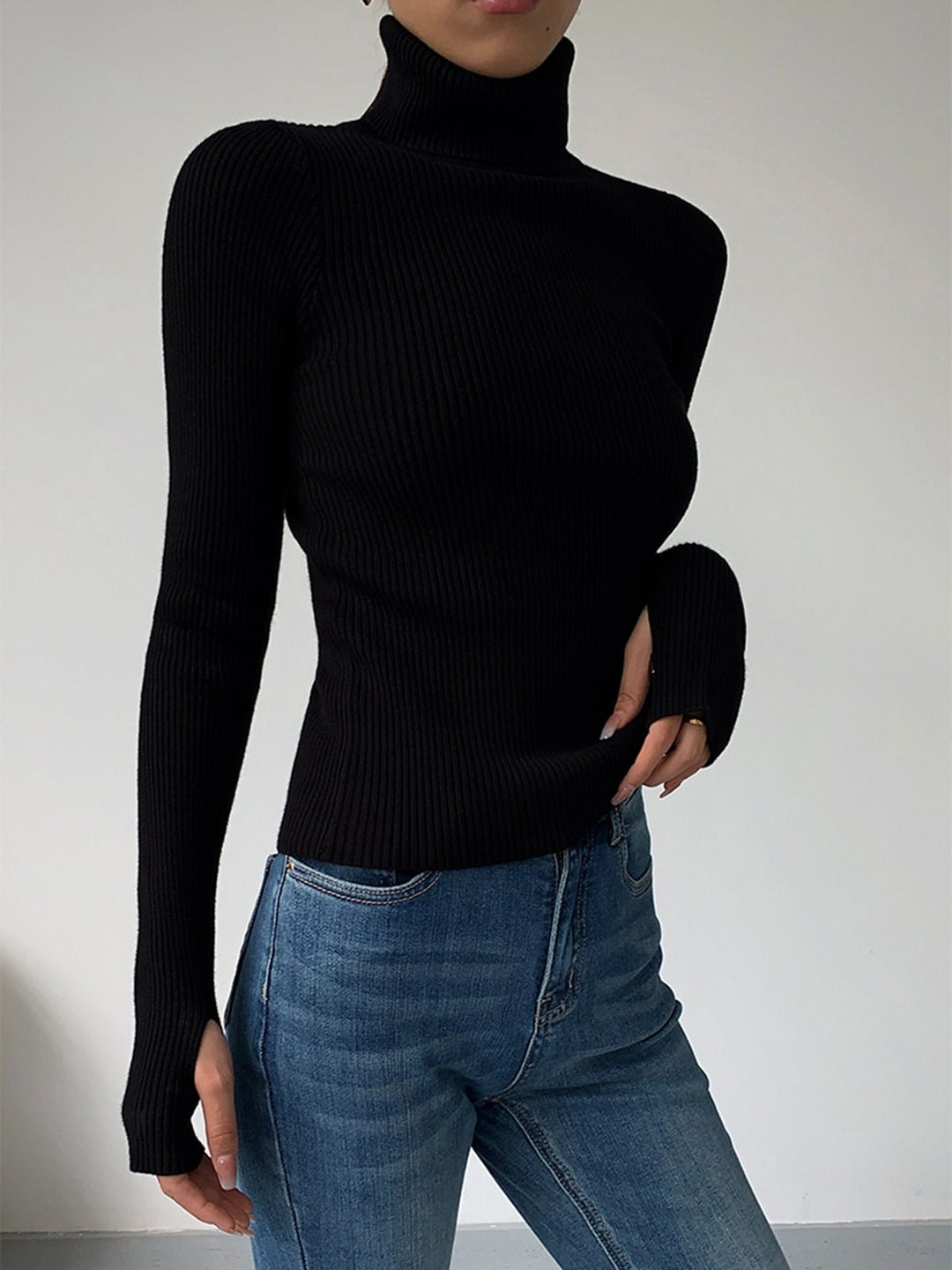 Bella | Casual and Polished Lightweight Turtleneck Sweater 6