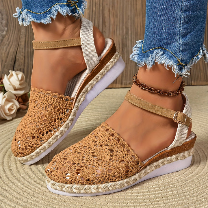 Bella | Lightweight Adjustable Arch-Relief Walking wedge Sandals 7