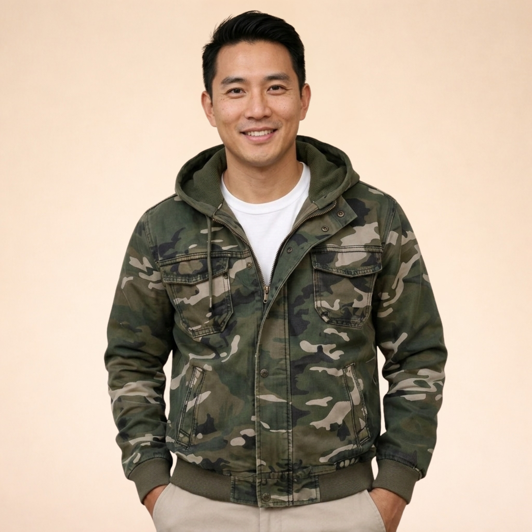 Cameron | Camouflage Cargo Jacket for Urban Exploration 0