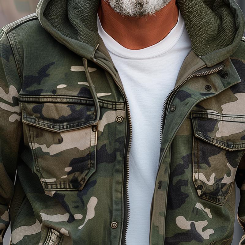 Cameron | Camouflage Cargo Jacket for Urban Exploration 5
