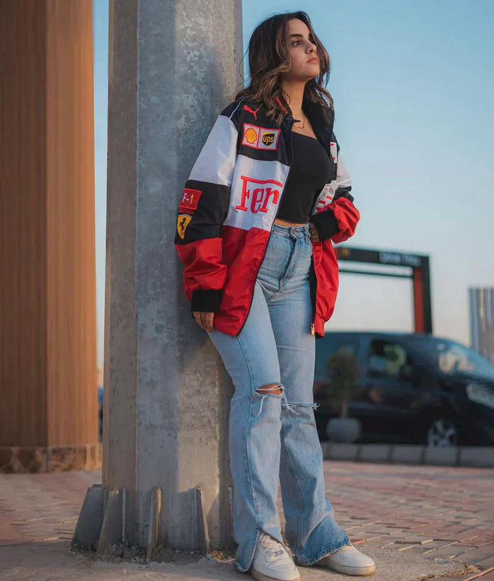 Catherine | Elegant And Durable Racer Jacket 4