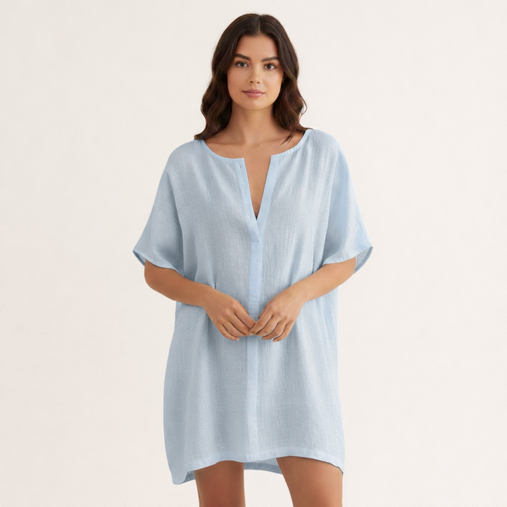 Breezy And Chic Cotton Summer Dress