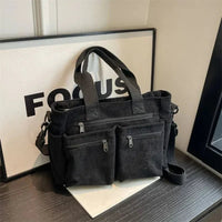 Eliana | Effortless and Stylish Corduroy Convertible Tote Bag