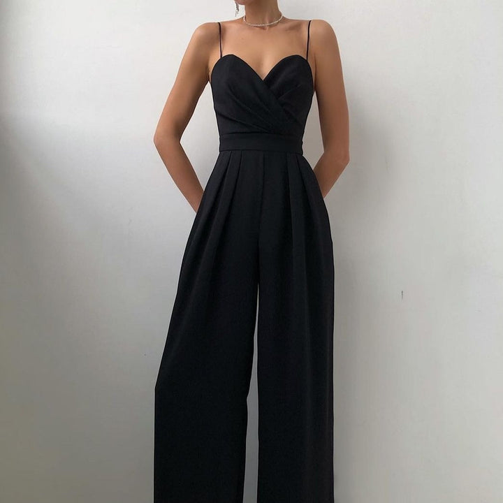 Clara | Chic and Comfortable Wide-Leg Jumpsuit 0