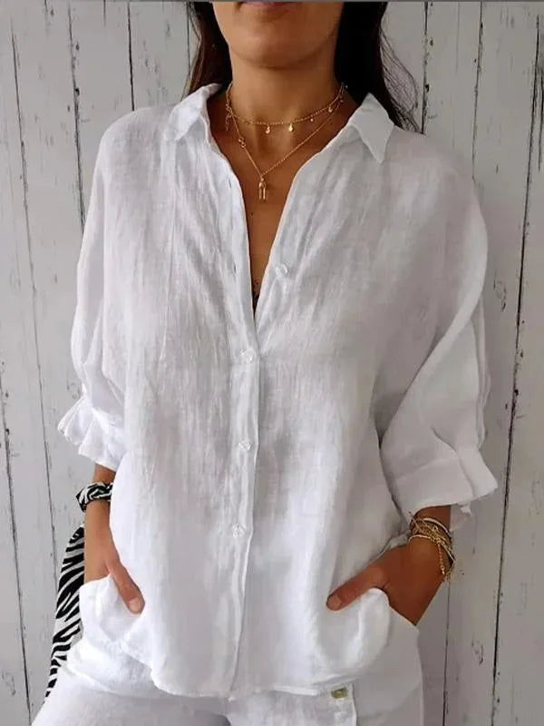 Dahlia | Lightweight Chic Linen Blouse 1