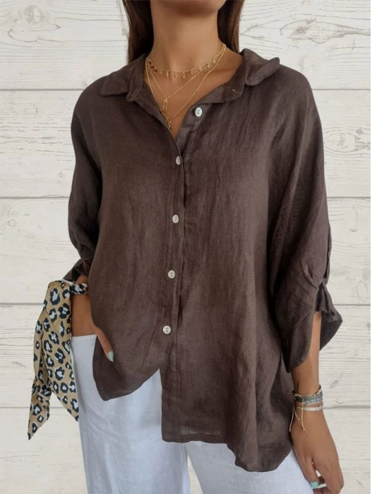 Dahlia | Lightweight Chic Linen Blouse 8