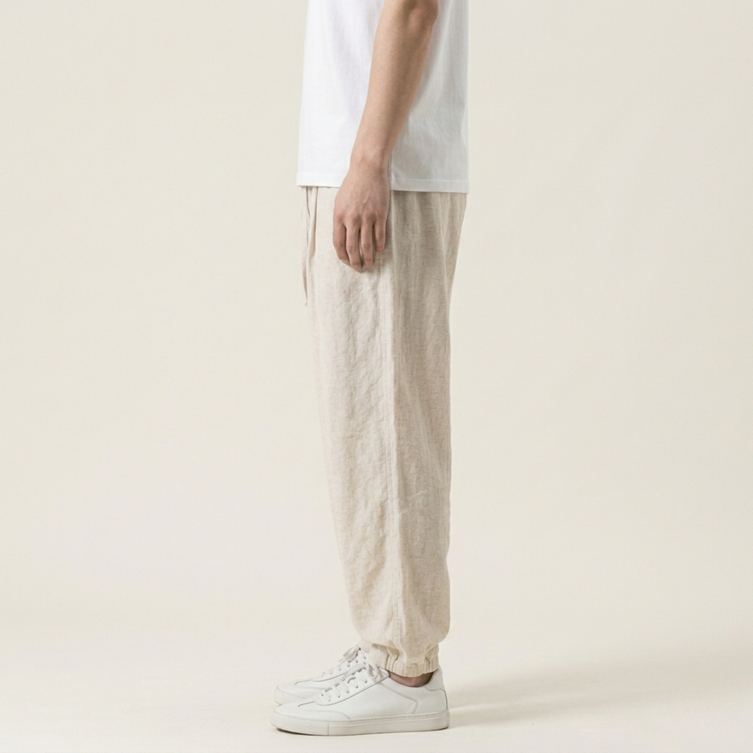Dominic | Premium Relaxed Linen Trousers for Men 2