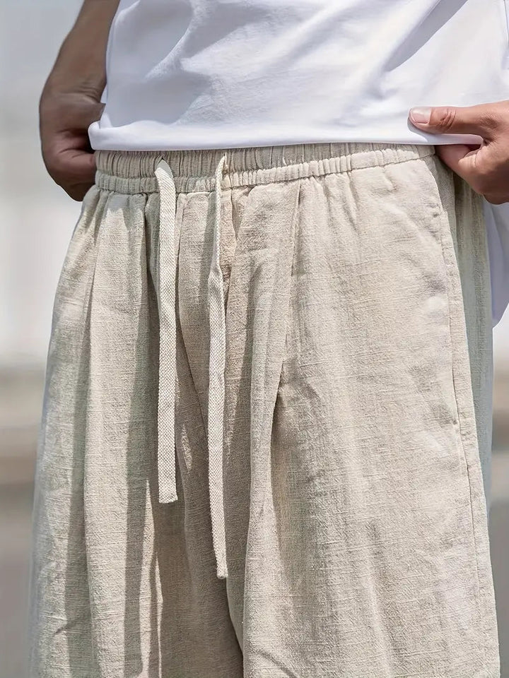 Dominic | Premium Relaxed Linen Trousers for Men 6