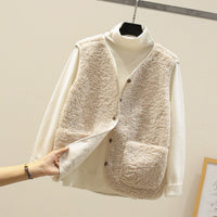 Amelia | Soft And Sophisticated Lambswool Knit Vest