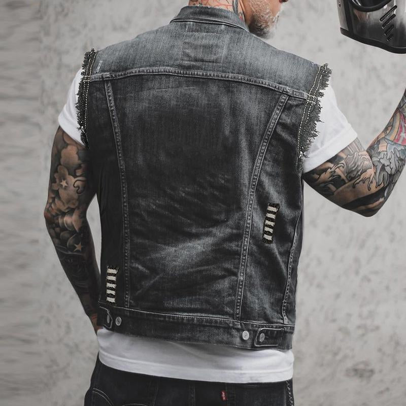 Drune | Denim Vest for Men: Casual, Versatile & Comfortable 1
