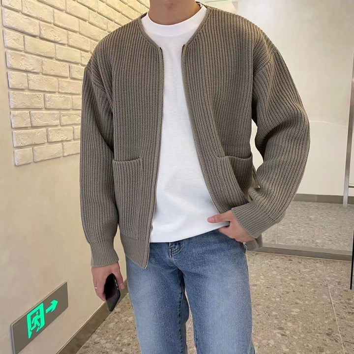 Drune | Up Vest Long Sleeves Knitted Vest Men's Knitwear 3