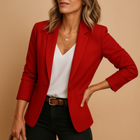 Sophie | Premium and Casual Tailored One Button Blazer