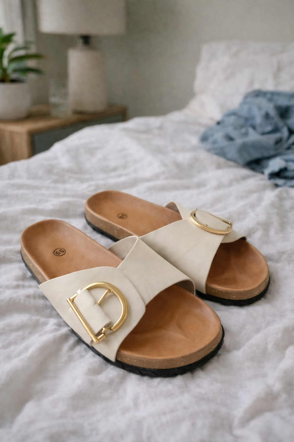 Elena | Stylish And Comfortable Buckled Slip On Sandals 3