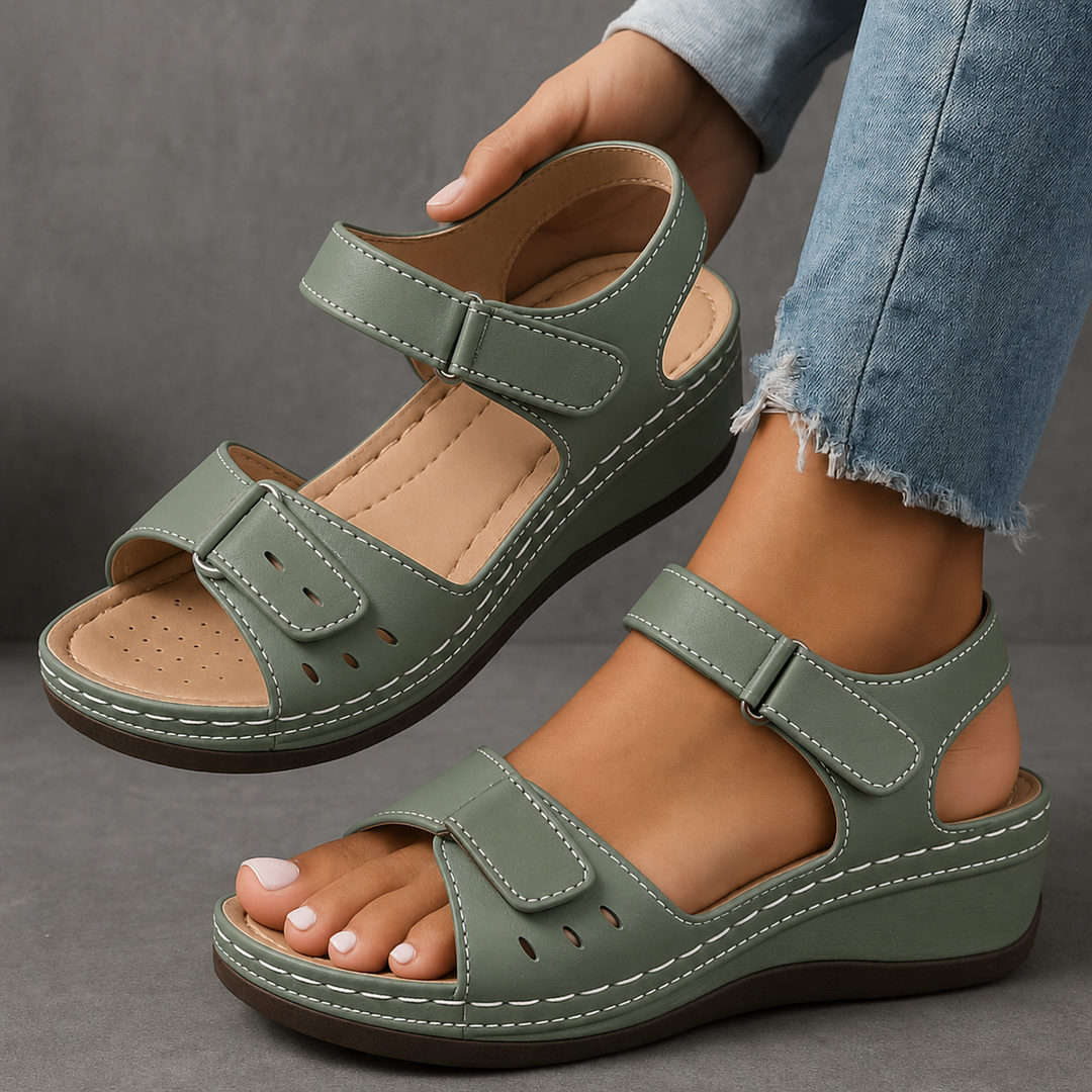 Eliana | Elegant and Timeless Orthopedic Wedge Sandals 0