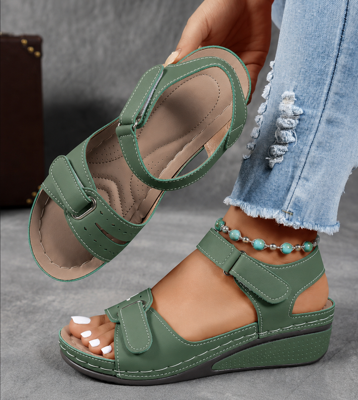 Eliana | Elegant and Timeless Orthopedic Wedge Sandals 1
