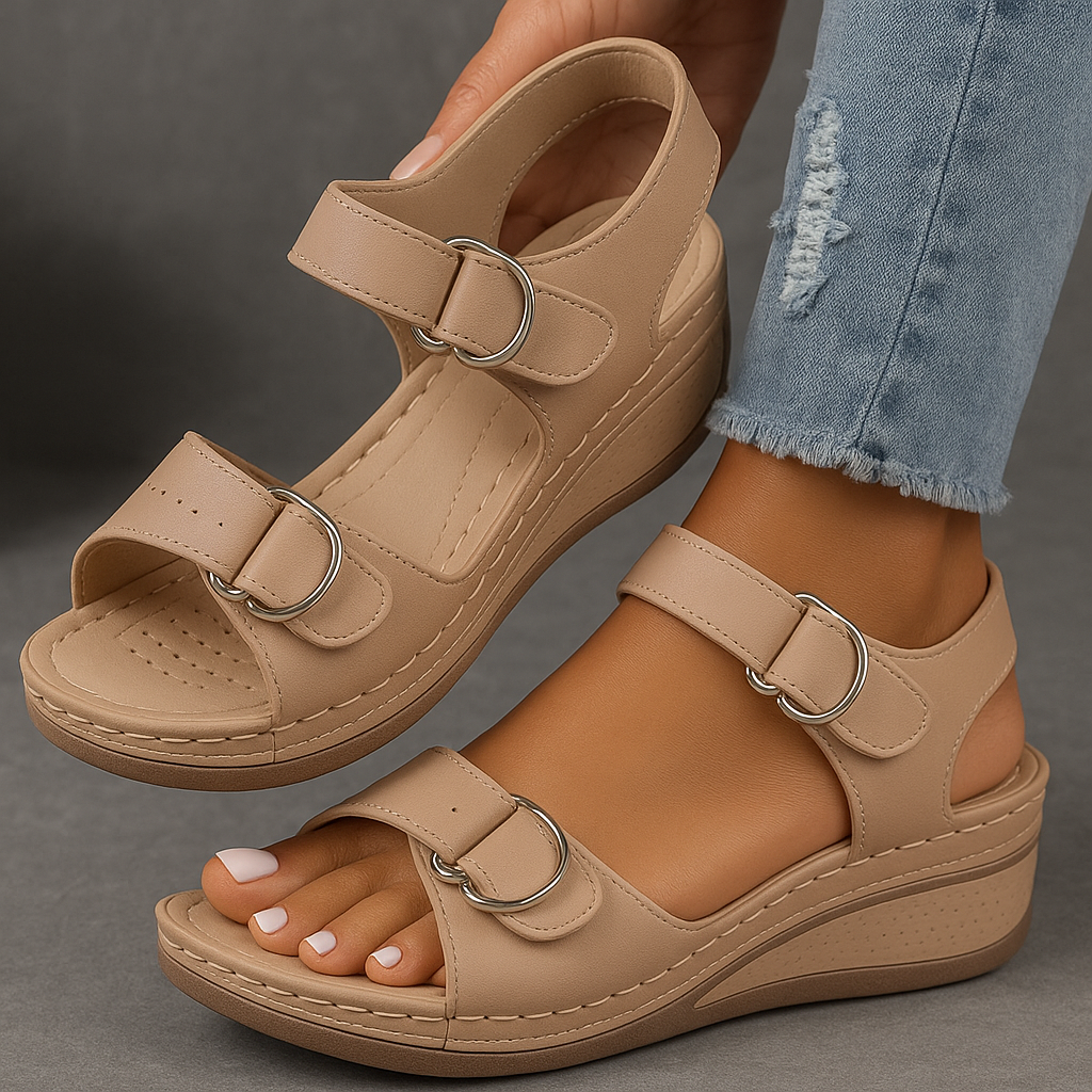 Eliana | Elegant and Timeless Orthopedic Wedge Sandals 4