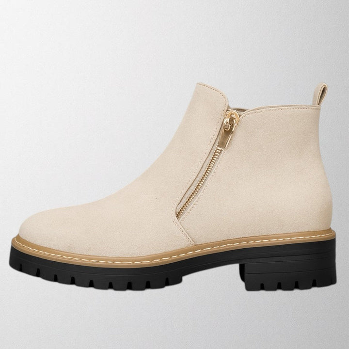 Elizabeth | Comfortable And Elegant Round-Toe Boots With Side Zip 2