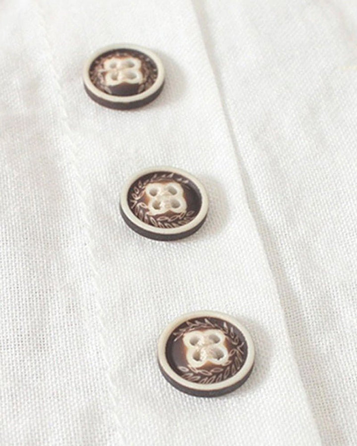 Ella | Casual Chic Linen Button Front Top 5