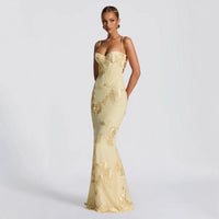 Isabella | Enchanting Floral Mermaid Wedding Guest Dress