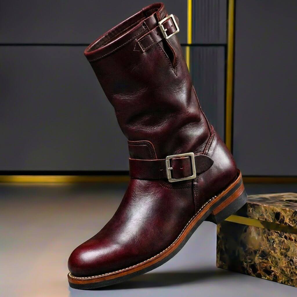 Elliot | Timeless Distressed Leather Heritage Boots 2