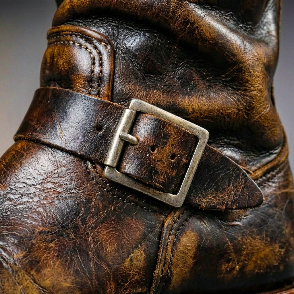 Elliot | Timeless Distressed Leather Heritage Boots 4