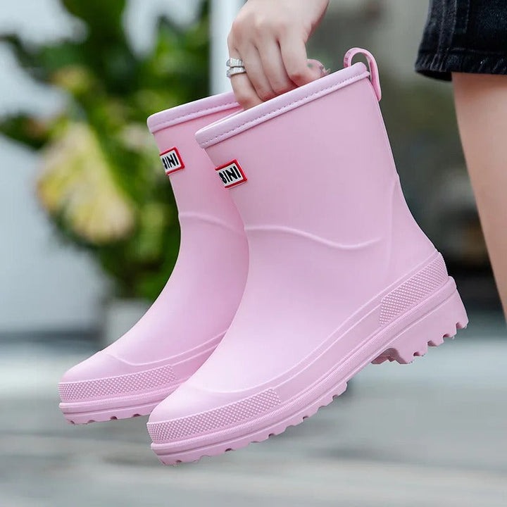 Emily | Trendy semi-high waterproof rain boots 10