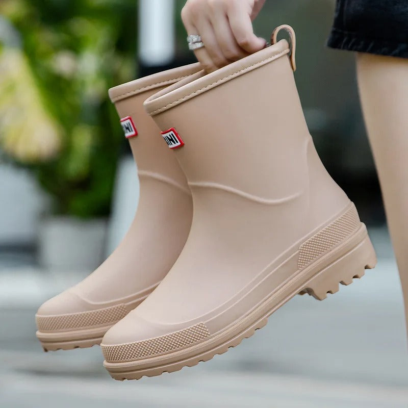 Emily | Trendy semi-high waterproof rain boots 9