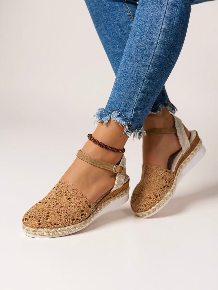 Emma | Boho Crochet Espadrille Comfort Sandals 1