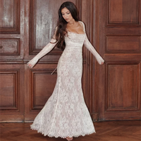 Chloe | Stylish Lace Long Party Maxi Dress