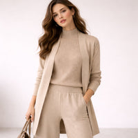 Leonie | Sophistication Three-Piece Coordinated Knit Set