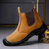 Thomas | Rugged And Durable Slip-On Leather Boots