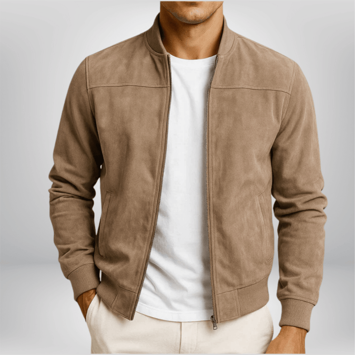 Ethan | Premium Urban Leather Bomber Jacket 0