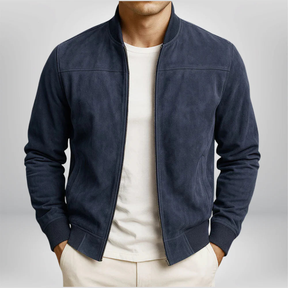 Ethan | Premium Urban Leather Bomber Jacket 4
