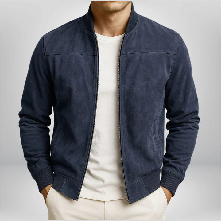 Ethan | Premium Urban Leather Bomber Jacket 4