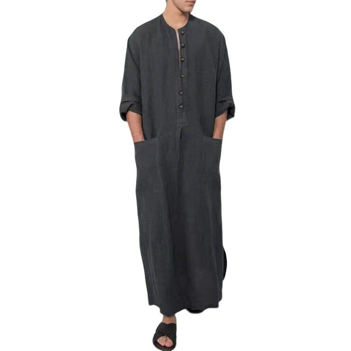 Ethan | Relaxed-Fit Linen Thobe Jubba 5