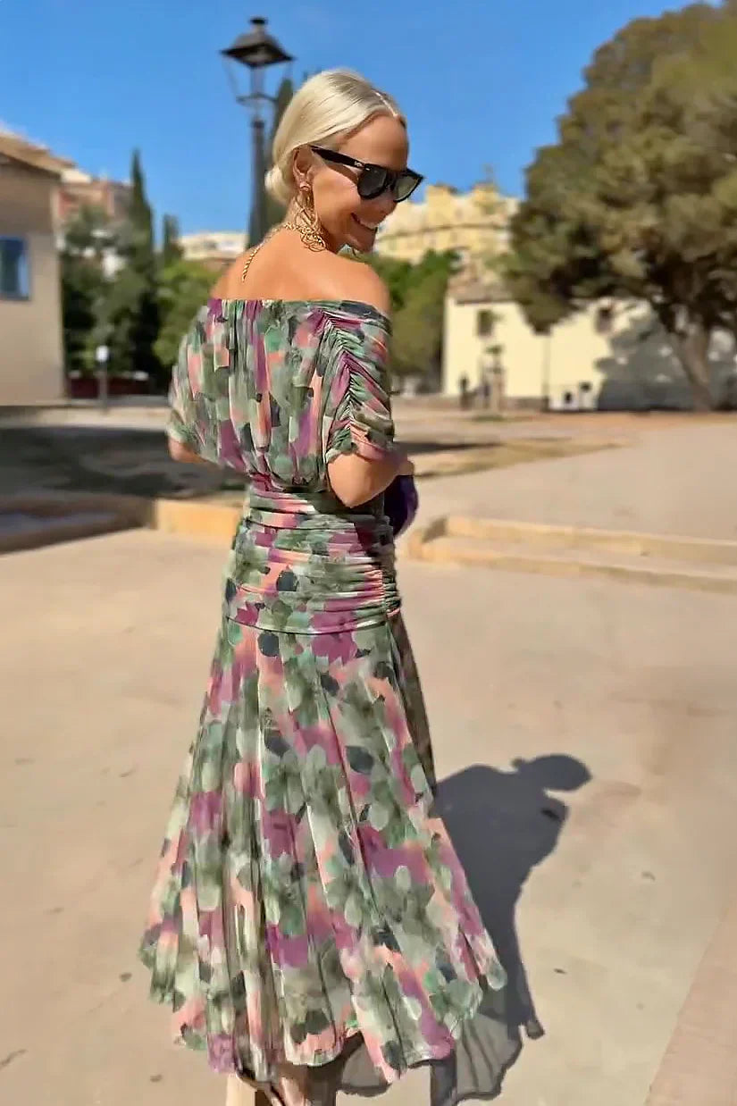 Evelina | Elegant Plus Size Maxi Dress – Flattering V-Neck for Formal Occasions 6
