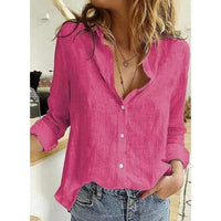 Chemise en coton à manches longues coupe sculptée premium