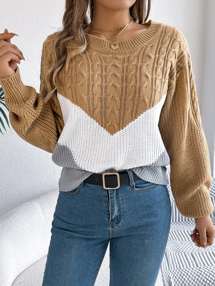 Flora | Chevron Stitch Pullover 4